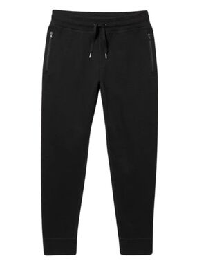 Joe Fresh Black Cuffed Jogger Sweatpants with Zipper Pockets – Plus Size 1X GUC